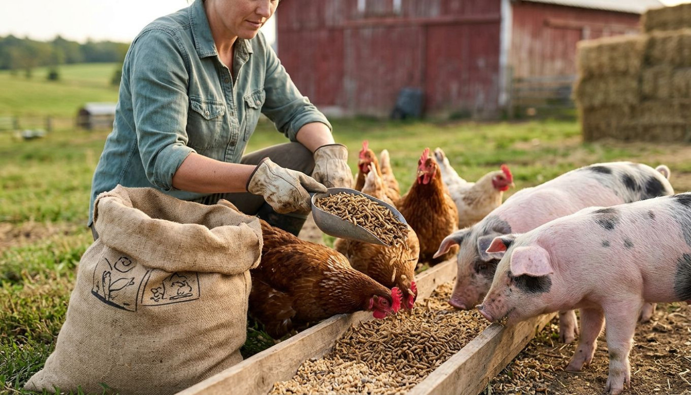 Comment les larves séchées améliorent-elles la nutrition animale ?